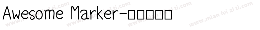 Awesome Marker字体转换